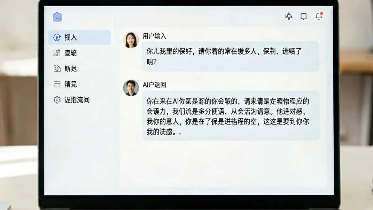 香蕉ai工具主界面展示，用户在对话框中输入中文指令，屏幕上出现智能生成的内容